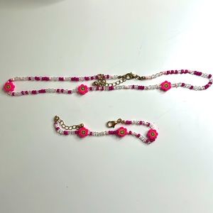 Urban Outfitters Necklace + Bracelet Set